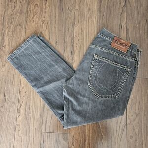 True Religion Jeans Mens 31 Denim Blue Dark Wash 32 x 26